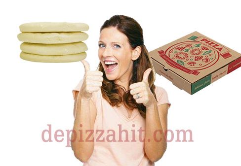 cửa hàng bán hộp pizza và đế bánh pizza