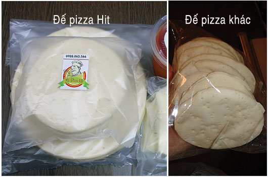 So sánh đế pizza