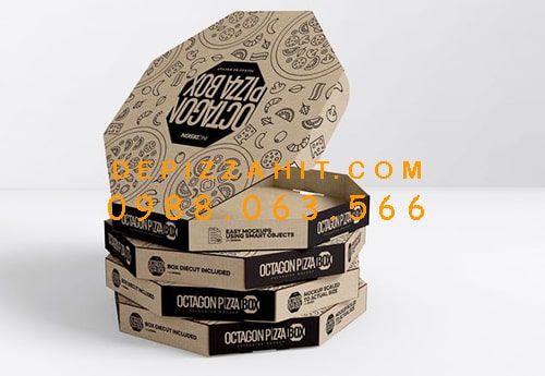 Các mẫu hộp đựng pizza hình dạng đặc biệt